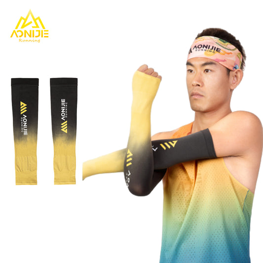 AONIJIE E4121 One Pairs Sunscreen Ice Cover, Sun Cover Covering Thumb Hole, Used For Marathon, Running, Fishing