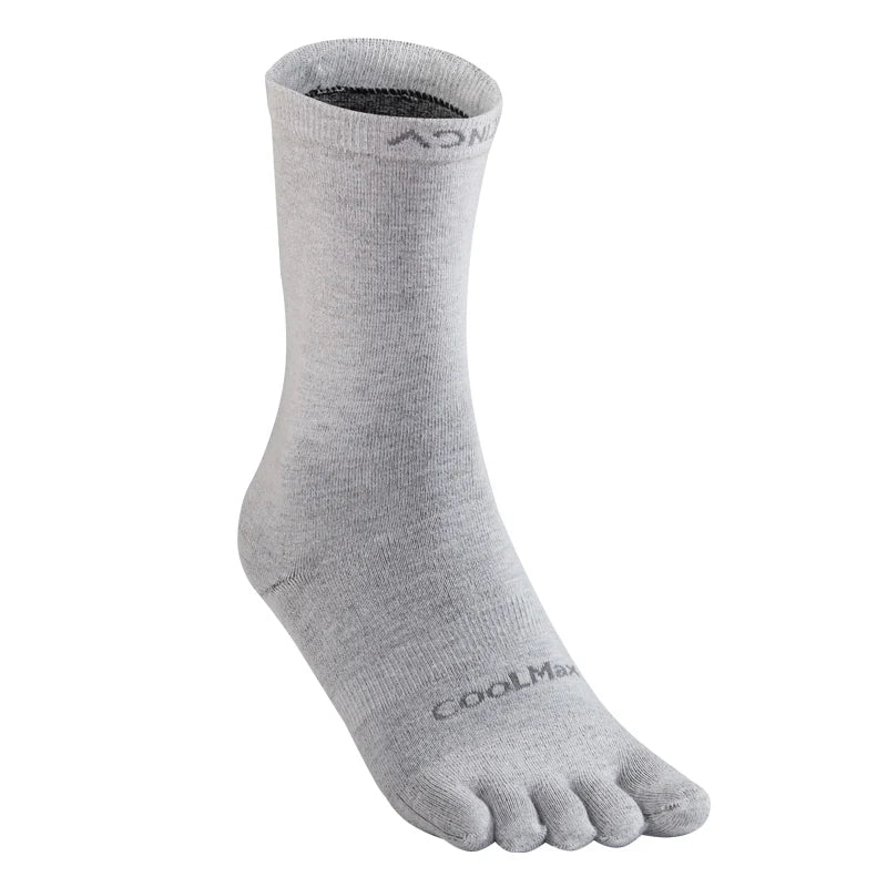 AONIJIE E4831 One Pair of mid-calf sports five-toe socks