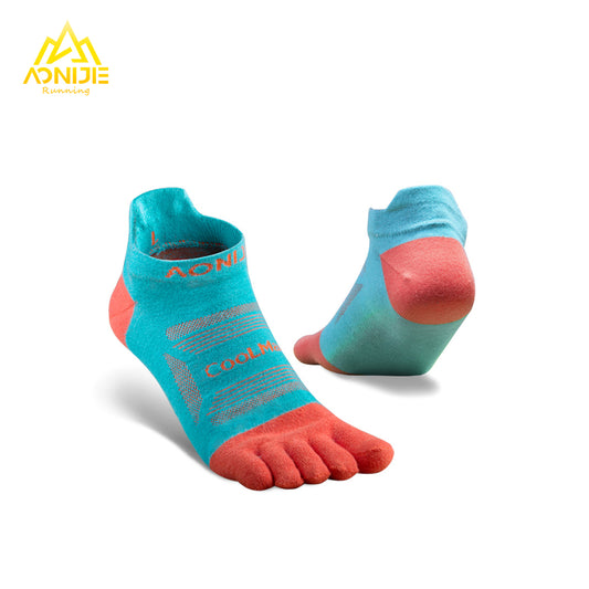 3 PAIRS AONIJIE E4801/ E4802 Athletic Ultra Run Five Toe Socks